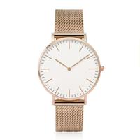 LGT JWLS Vintage Dameshorloge - Minimalistisch Quartz met Meshband van Roestvrijstaal - thumbnail