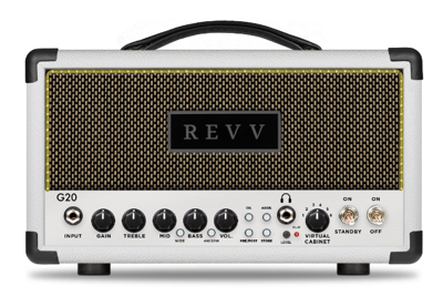 Revv G20 20/4-Watt Tube Headshell - White/Salt 'n Pepper