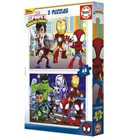 Set van 2 Puzzels Educa Spidey Amazing Friends - thumbnail