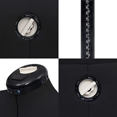 Paspop verstelbaar vrouw maat 40-46 M zwart Paspop verstelbaar vrouw maat 40-46 M zwart