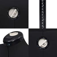 Paspop verstelbaar vrouw maat 40-46 M zwart - thumbnail