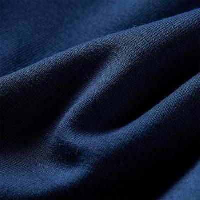 Kinderjurk met lange mouwen 92 marineblauw