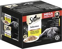 SHEBA tray sauce gevogelte/kalkoen - nat kattenvoer - 32x85g - thumbnail