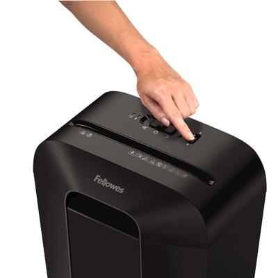 Papiervernietiger fellowes lx50 4x37mm zwart Papiervernietiger fellowes lx50 4x37mm zwart