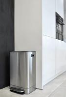 Pedaalemmer desq 40 liter rvs zilver - thumbnail