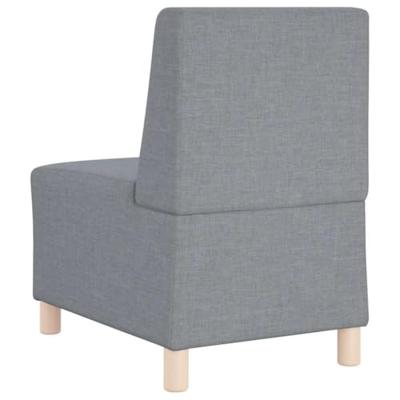 Fauteuil 55 cm stof lichtgrijs