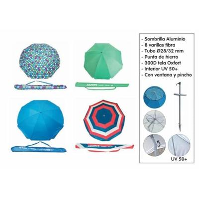 Strandparasol Aluminium Ijzer 240 cm Strandparasol Aluminium Ijzer 240 cm