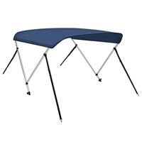 VidaXL Biminitop 2-boogs 180x150x110 cm marineblauw - thumbnail