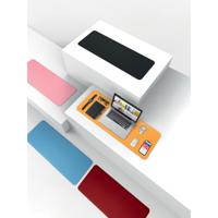 Sigel SI-SA603 Onderlegger Oprolbaar Zwart-rood, 800x300x2mm Imitatieleer, Dubbelzijdig - thumbnail