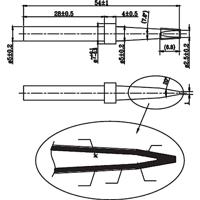 TOOLCRAFT KK-15030P Tip D Soldeerpunt Beitelvorm Grootte soldeerpunt 5 mm Inhoud: 1 stuk(s) - thumbnail