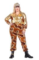 Trainingspak Goud Panter Vrouw - thumbnail