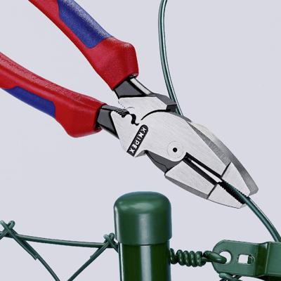 Knipex Kracht-kombitang "Lineman's Pliers" Amerikaans model | Meer-componentengrepen | Zwart geatramenteerd | Lengte 240 mm - 09 12 240 Knipex Kracht-kombitang "Lineman's Pliers" Amerikaans model | Meer-componentengrepen | Zwart geatramenteerd | Lengte 240 mm - 09 12 240