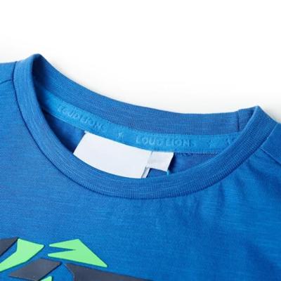 Kindershirt 104 blauw Kindershirt 104 blauw