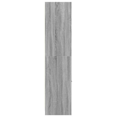 Apothekerskast 30x41x174,5 cm bewerkt hout grijs sonoma eiken