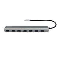 LogiLink UA0310 USB 3.0 hub (3.1 Gen 1) Type-C 5000Mbit/s Grijs 7 poorten - thumbnail