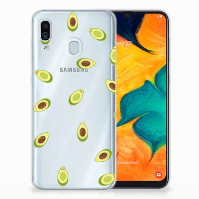 Samsung Galaxy A30 | Siliconen Case | Avocado Samsung Galaxy A30 | Siliconen Case | Avocado