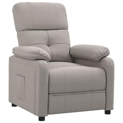 Fauteuil verstelbaar stof taupe Fauteuil verstelbaar stof taupe