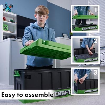 Minecraft Storage Box with Folding Chair