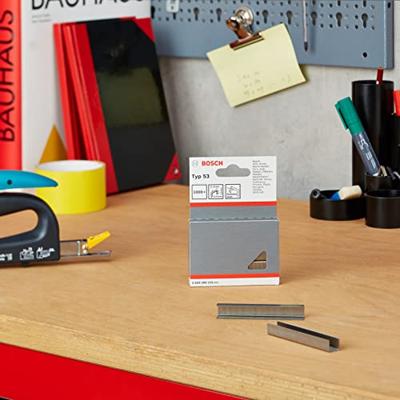 Bosch Accessories 2609200216 Nieten met fijn draad Type 53 1000 stuk(s) Afm. (l x b) 10 mm x 11.4 mm