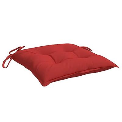 VidaXL Stoelkussens 4 st 40x40x7 cm oxford stof rood