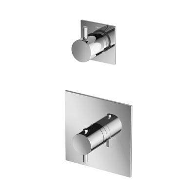 Hotbath Laddy Inbouw Thermostaat Met 1 Stopkraan 012 - Chroom Hotbath Laddy Inbouw Thermostaat Met 1 Stopkraan 012 - Chroom