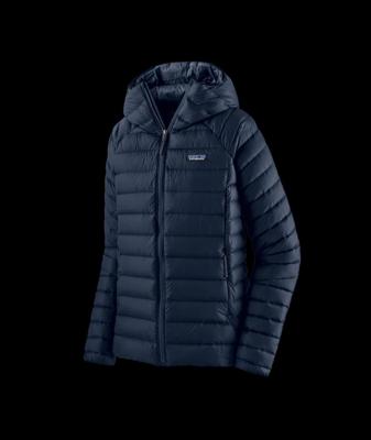 Patagonia Down Sweater Hoody Isolatiejas Dames Smolder Blue XL