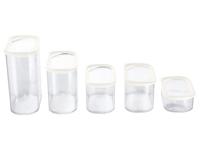 SILVERCREST Vershoudbakjes 5-delig (Set van 4 maten/wit) - thumbnail