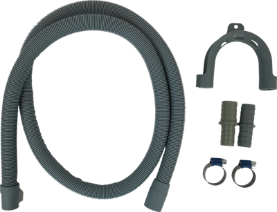 Universeel afvoerslang verlengset 19mm 1,5m