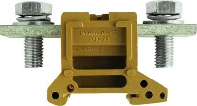 Weidmüller 0638020000 Doorgangsserieklem Schroeven Middelgeel 5 stuk(s)