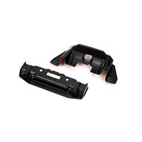 Arrma - FELONY Painted Splitter And Diffuser Black/Orange (ARA410010) - thumbnail