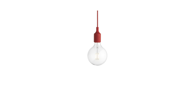 Muuto E27 Hanglamp LED - Deep red