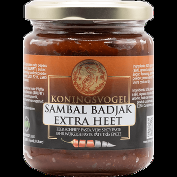 Koningsvogel Sambal Badjak Extra Heet 280 g bij Jumbo