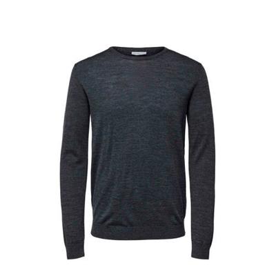 SELECTED HOMME wollen trui antraciet SELECTED HOMME wollen trui antraciet