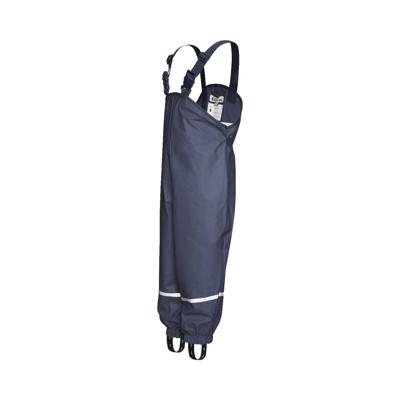 Playshoes regenbroek bretels katoen gevoerd Uni Marine-140