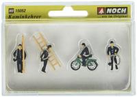 NOCH 15052 H0 Aan het werk figuren Geverfd, Staand - thumbnail