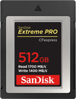 SanDisk CF Express Extreme Pro 512GB 1700MB/s Read 1400MB - thumbnail