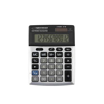 xlyne ECL102 calculator Desktop Basisrekenmachine Zwart, Zilver