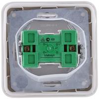 ELSO universele schakelaar 221604 10A FASHION IP44 zuiver wit Wit 1 stuk(s) - thumbnail