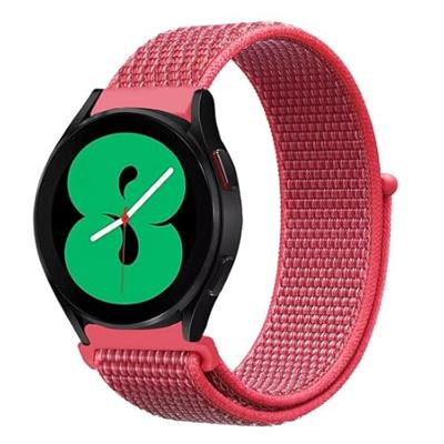 Garmin Approach S12 / S40 / S42 - Sport Loop nylon bandje - Donkerroze Garmin Approach S12 / S40 / S42 - Sport Loop nylon bandje - Donkerroze