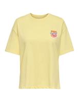 Only Onlbolette Life S/s Top Box Cc Jrs T-shirt Korte Mouw 4936981 Sunlight Pink - thumbnail