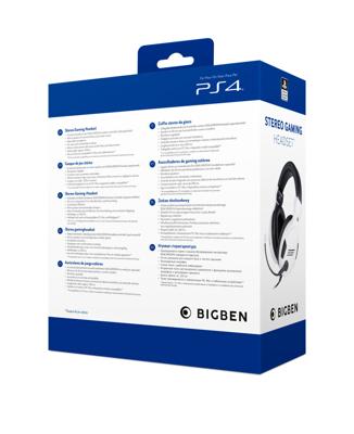 Gaming Headset met Microfoon Big Ben Interactive PS4OFHEADSETV3WHITE Wit Zwart/Wit Gaming Headset met Microfoon Big Ben Interactive PS4OFHEADSETV3WHITE Wit Zwart/Wit