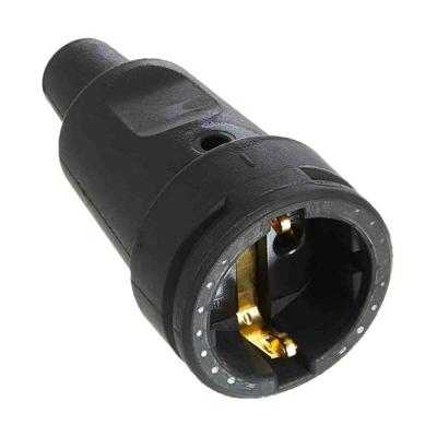Kopp 180916009 Koppeling met randaarde PA, Rubber 230 V Zwart IP20 Kopp 180916009 Koppeling met randaarde PA, Rubber 230 V Zwart IP20