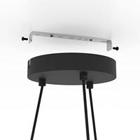 Eglo HanglampEdale Ø 70cm - met bruine kapjes - 43781 - thumbnail