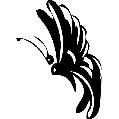 Vlinder - Muursticker