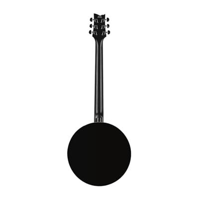 Ortega OBJ350/6-SBK Raven Series Satin Black 6-snarige banjo met gigbag