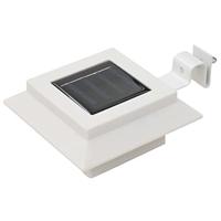 VidaXL Led-solarlampen vierkant 12 cm wit 6 st - thumbnail