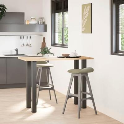 Bartafelpoten 4 st 90-92 cm staal antraciet - thumbnail