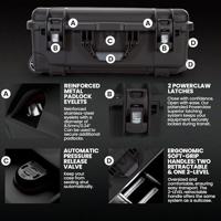 NANUK Transportkoffer Mod. 935 (b x h x d) 521 x 191 x 287 mm Zwart 935S-060BK-0A0 - thumbnail