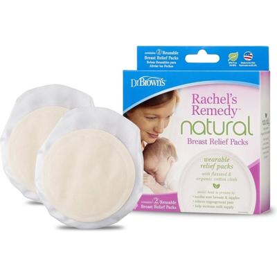 Dr. Brown's borstkompressen warm/koud Rachel's Remedy 2 stuks