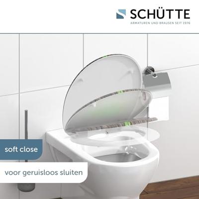 Schutte Duroplast WC-bril GINGKO&WOOD met soft-close
 82154